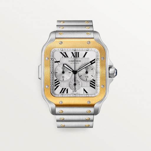 Cartier Santos Grande Cronógrafo Oro W2SA0008