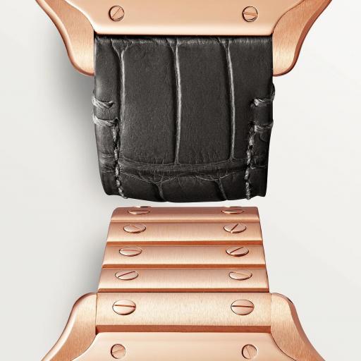 Cartier Santos Mediano Oro Rosa WGSA0031 [2]