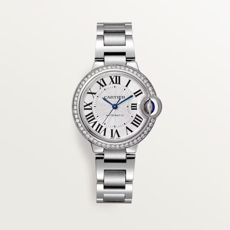 Cartier Ballon Bleu 33mm Diamantes W4BB0023