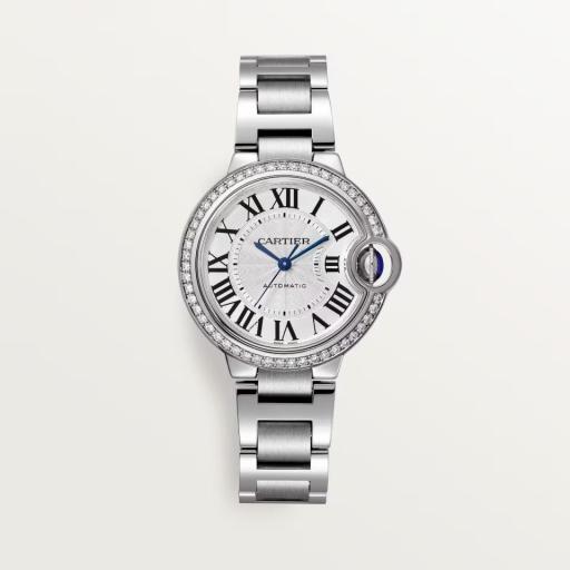Cartier Ballon Bleu 33mm Diamantes W4BB0023