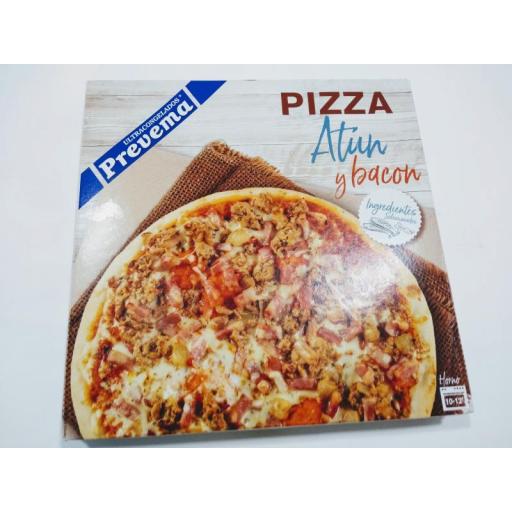 PIZZA DE ATÚN Y BACON