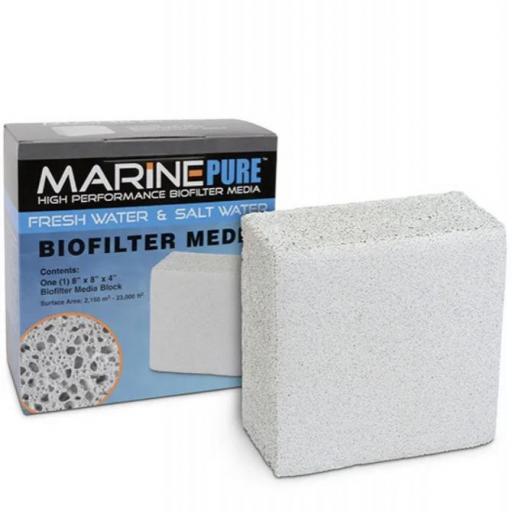 Material filtrante idóneo para la eliminación de amonio y nitritos en acuarios MARINE PURE