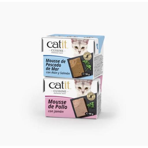 mousse_gato_adulto_pescado_pollo_jamon_catit_cuisine
