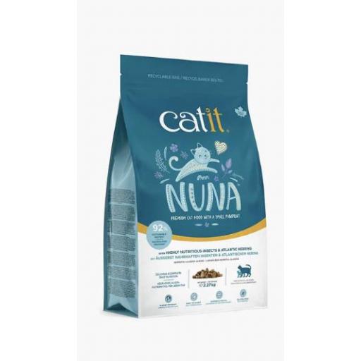 Alimento completo para gatos a base de proteína de insectos CATIT NUNA [1]