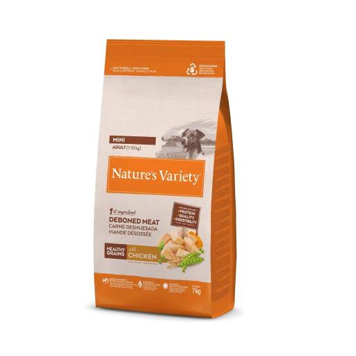 alimento_perro_raza_pequeña_pollo_naturesvariety_healthygrains