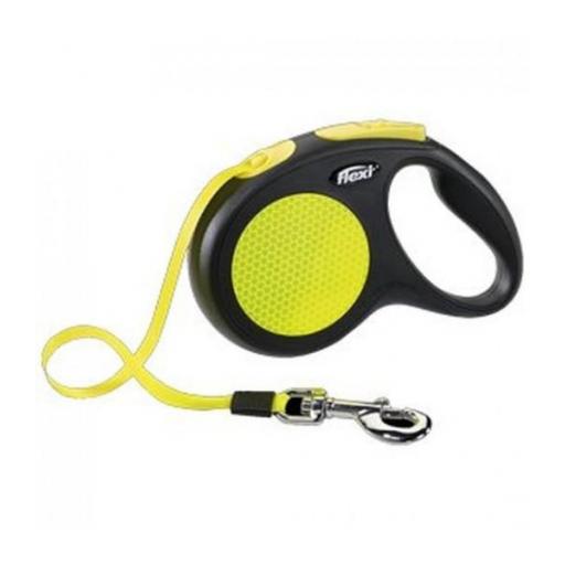 correa_extensible_perro_reflectante_neon_flexi_cinta_pequeño [0]