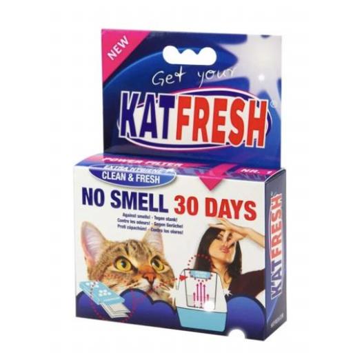Filtro para eliminar olores en gateras cubiertas KATFRESH
