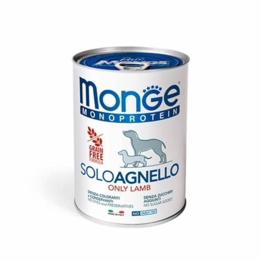 Alimento húmedo monoproteico para perros MONGE SOLO [2]