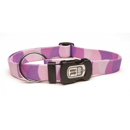 Collar ajustable a rayas para perros