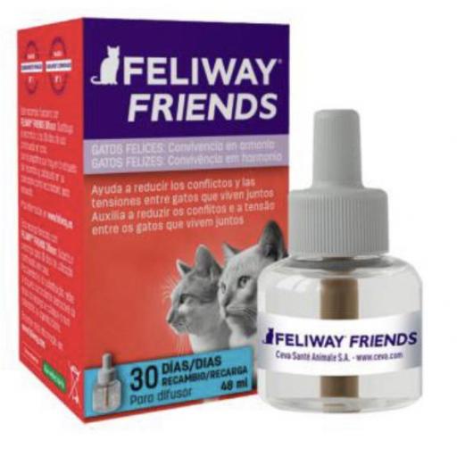 Feromonas para ayudar a normalizar la relación entre gatos FELIWAY FRIENDS [2]