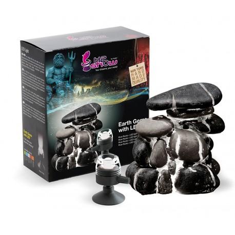 Decoración de roca con luz led para acuarios H2SHOW de HYDOR