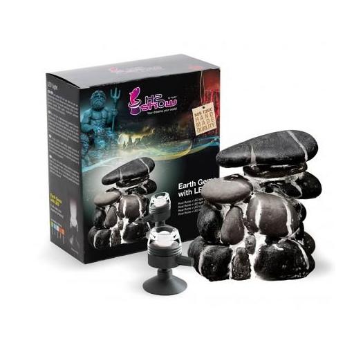 Decoración de roca con luz led para acuarios H2SHOW de HYDOR