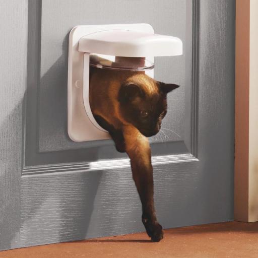 Puerta con microchip para gatos PETSAFE PETPORTE SMART FLAP [1]