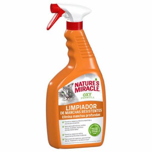 Eliminador de manchas persistentes originadas por perros y gatos NATURES MIRACLE [1]