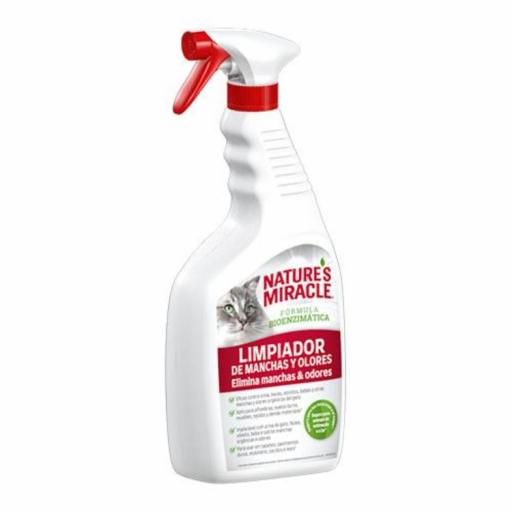 Eliminador de olores y manchas causados por perros y gatos NATURES MIRACLE [1]
