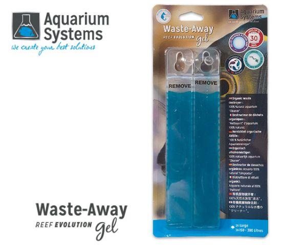 Gel limpiador para acuarios marinos AQUARIUM SYSTEMS WASTE AWAY GEL