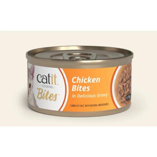 Alimento húmedo en trocitos para gatos CATIT CUISINE BITES [0]
