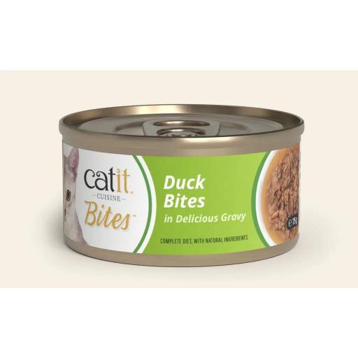 Alimento húmedo en trocitos para gatos CATIT CUISINE BITES [1]