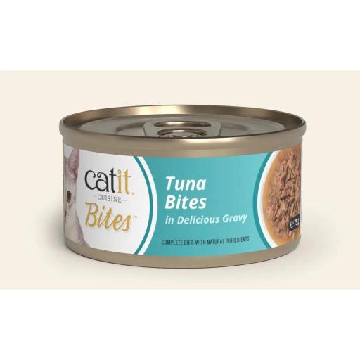 Alimento húmedo en trocitos para gatos CATIT CUISINE BITES [2]