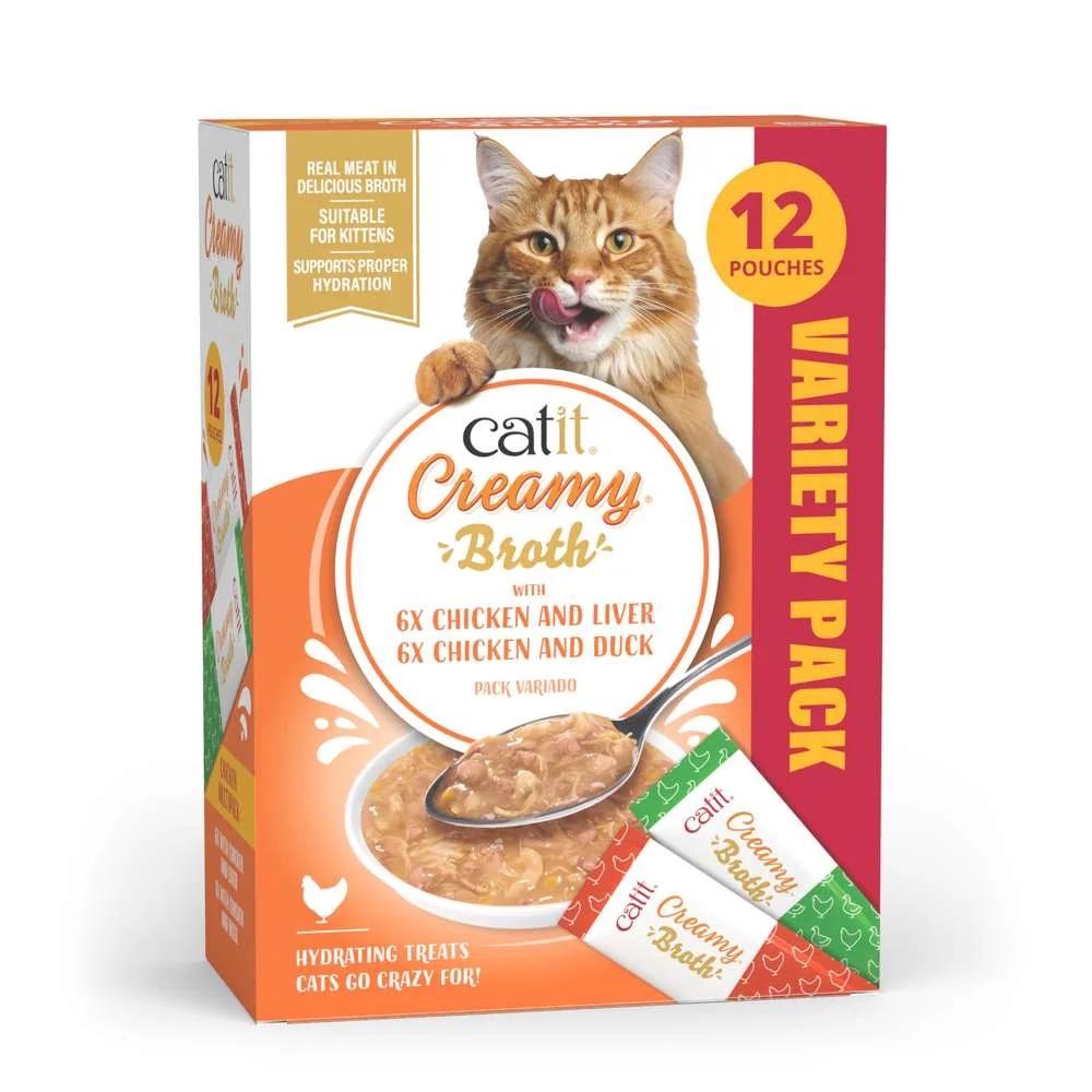 Caldo cremoso para gatos CATIT BROTH