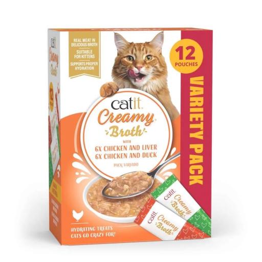Caldo cremoso para gatos CATIT BROTH [0]
