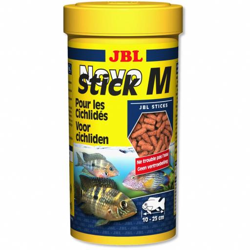 Alimento en sticks para cíclicos carnívoros JBL NOVO STICK M