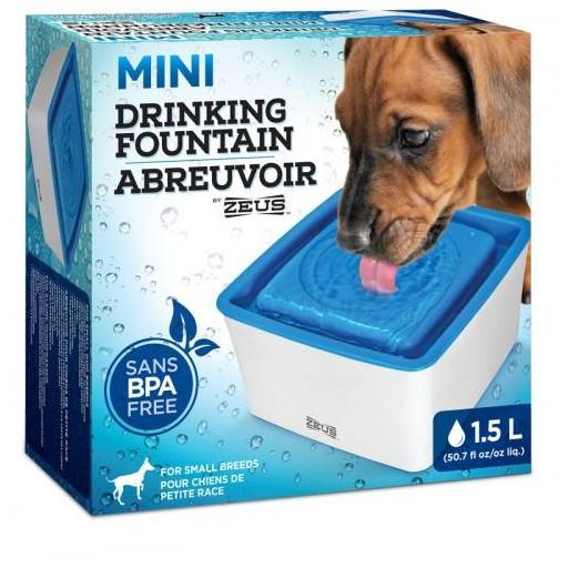 Bebedero fuente para perros de raza pequeña ZEUS