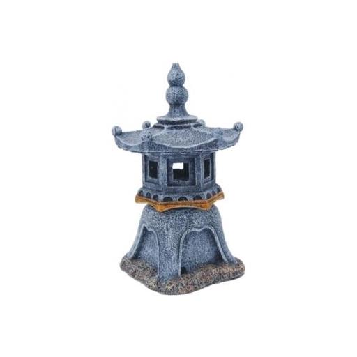 Pagoda de resina para la decoración de acuarios