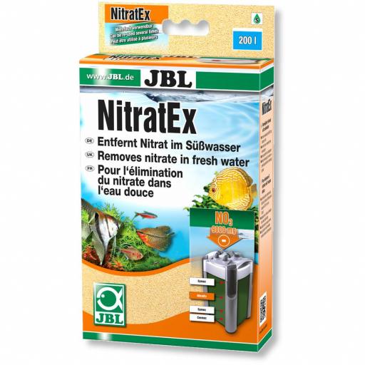 Material filtrante para la eliminación de nitratos de forma rápida en acuarios NITRAT EX de JBL 250ml