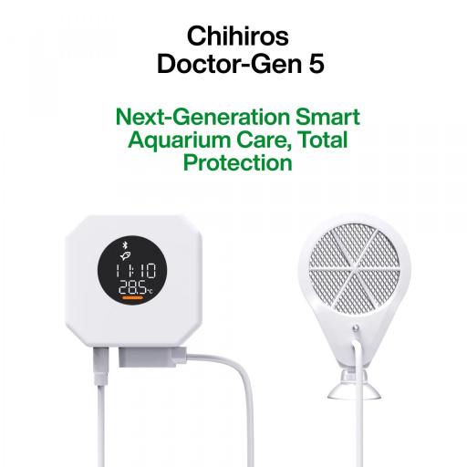 Dispositivo eléctrico para controlar las algas y la calidad del agua en acuarios de agua dulce CHIHIROS DOCTOR 5 [0]