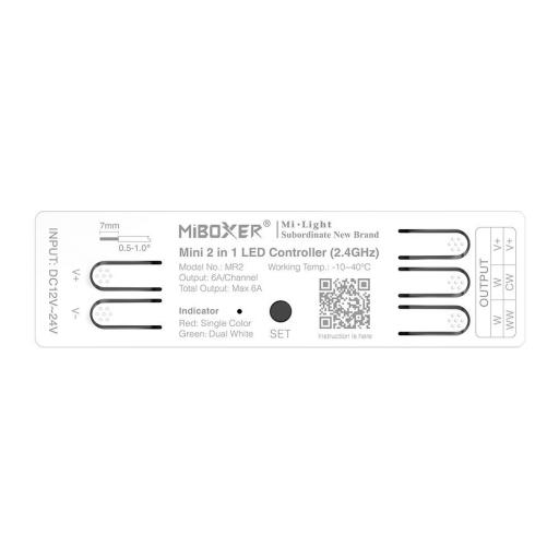 MR2 Minicontrolador LED 2 en 1 (2.4GHz) Salida máxima 6A [0]