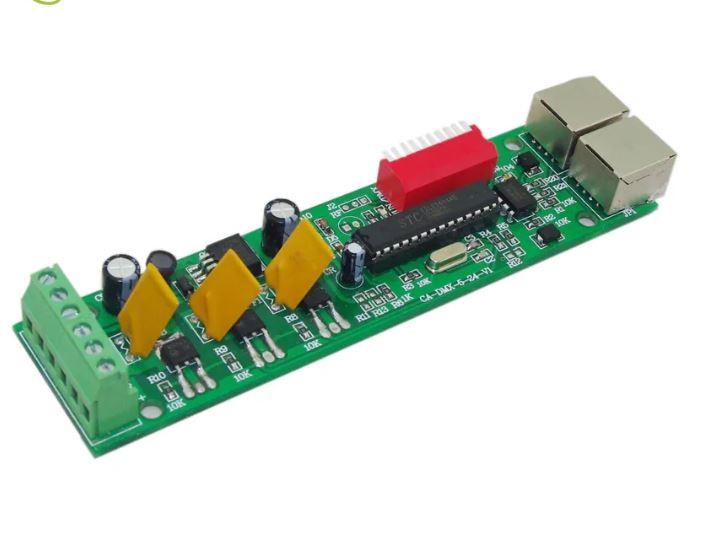 Controlador DMX para tensión Constante. Módulo PCB