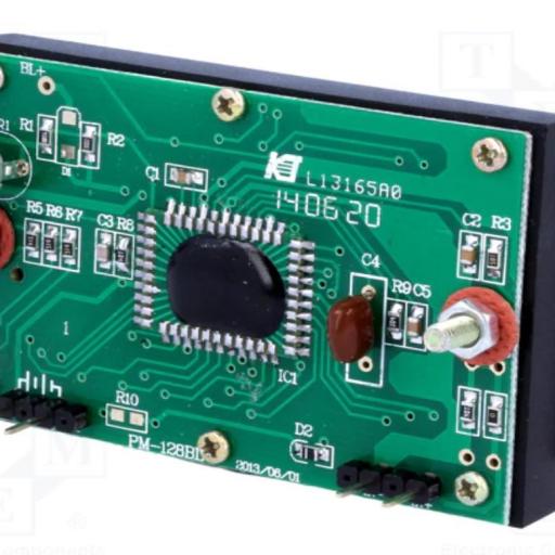   Voltímetro medidor de panel LCD-PM128 Propósito general.  [1]