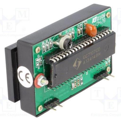 Voltímetro medidor de panel LED-PM129-A1 Propósito general. [1]