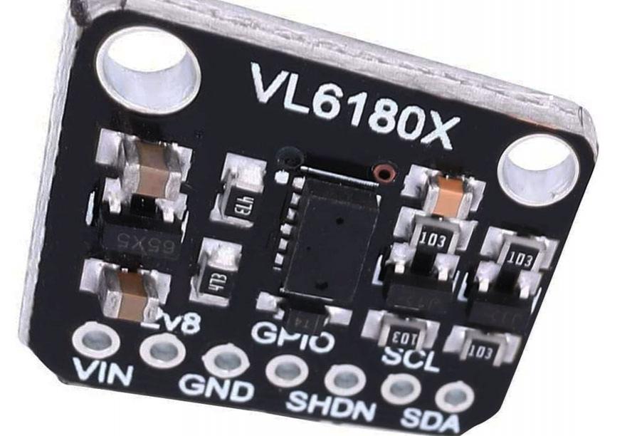 Modulo VL6180X. Sensor de distancia basado en Time of Fly. TOF. distancia: 5 a 200mm. 