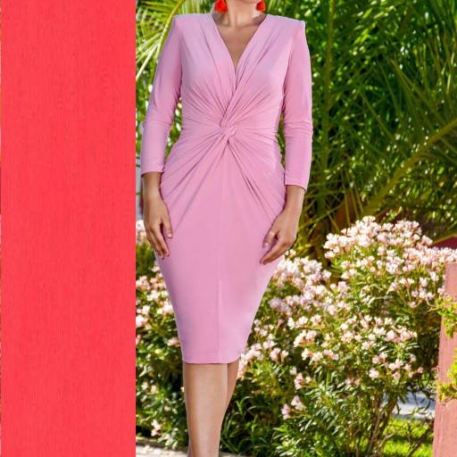 VESTIDO PUNTO MODELO . 7104 CORAL [0]