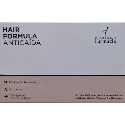 HAIR FORMULA ANTICAIDA FARMACIA EUROPA 120 CAPSULAS