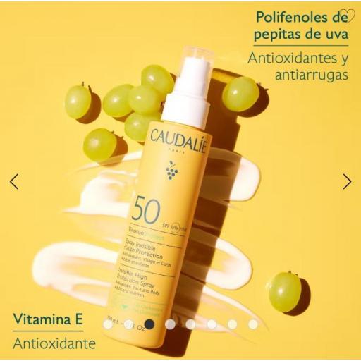 CAUDALIE VINOSUN PROTECT SPRAY INVISIBLE ALTA PROTECCIÓN SPF 50+ 150 ML [2]