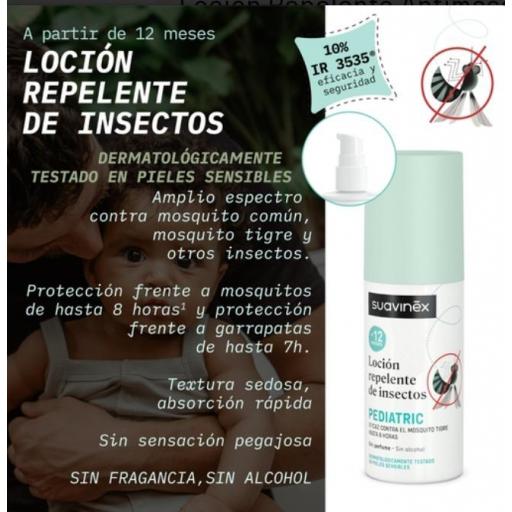 SUAVINEX LOCIÓN REPELENTE DE INSECTOS PEDIÁTRICO 100 ML [1]