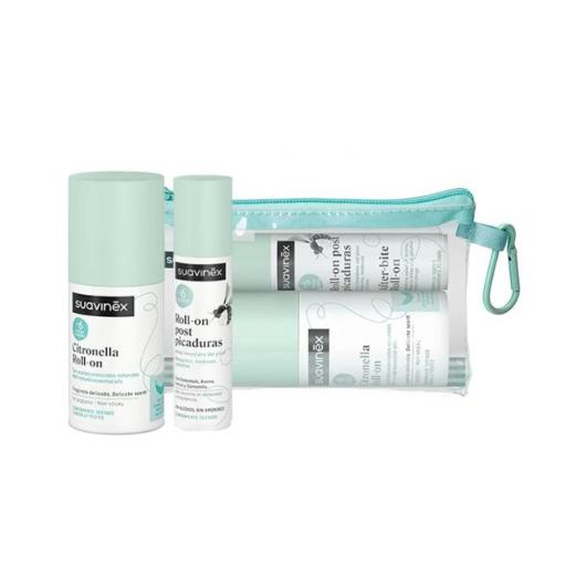 SUAVINEX SET REPELENTE CITRONELA ROLL-ON + ROLL-ON POST PICADURAS