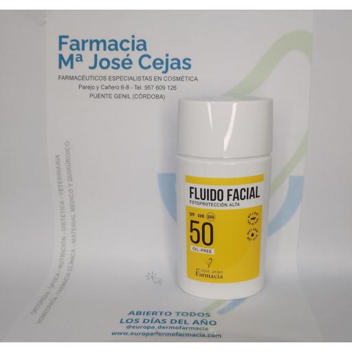 FARMACIA EUROPA FLUIDO SOLAR SPF 50+ COLOR