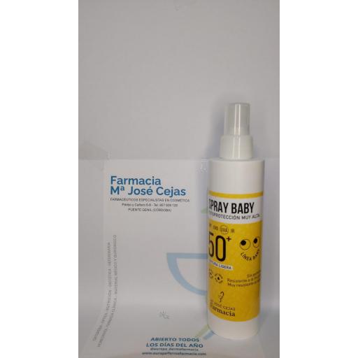 FARMACIA EUROPA FOTOPROTECTOR CORPORAL SPF 50+ SPRAY BABY 200ML
