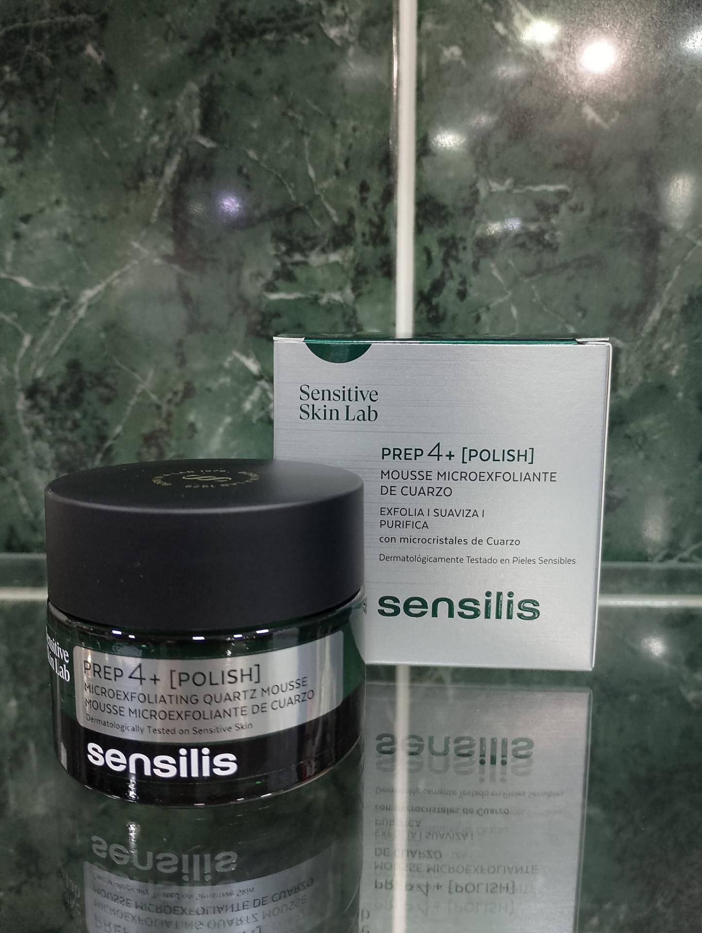 SENSILIS PREP4+ POLISH MOUSSE MICROEXFOLIANTE DE CUARZO 40 ML