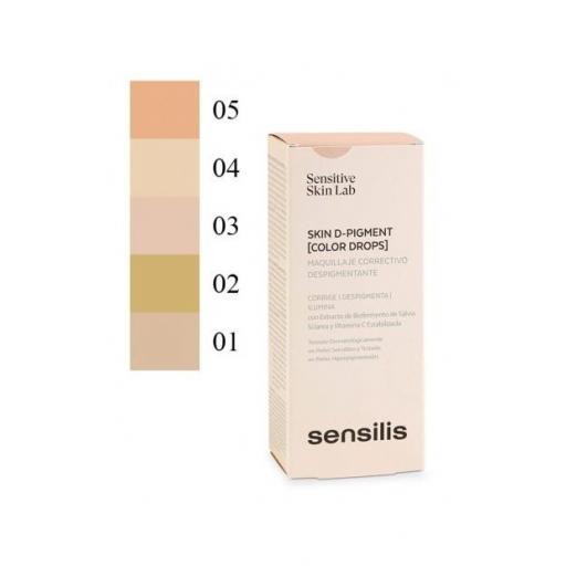 SENSILIS SKIN LAB SKIN D-PIGMENT COLOR DROPS MAKE UP 25ML