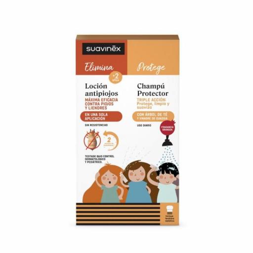 SUAVINEX PACK LOCIÓN + CHAMPÚ ANTIPIOJOS