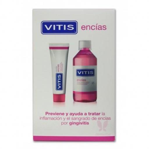 PACK VITIS ENCÍAS (COLUTORIO 500ML + PASTA 100ML)