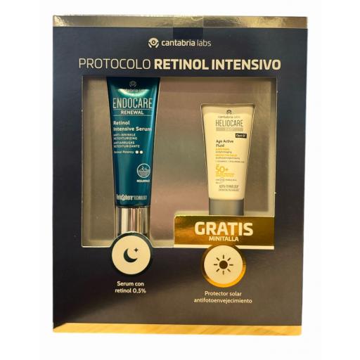 Endocare Renewal Retinol Intensive Serum 30ml + Mini Age Active Fluid 15ml de Regalo