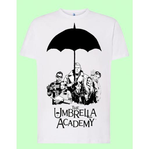 Camiseta blanca Umbrella Academy