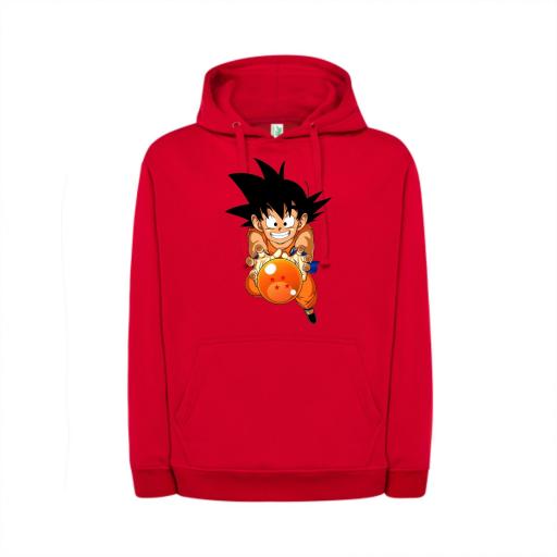 SUDADERA CAPUCHA GOKU CON BOLA DE DRAGON # 1027 [3]