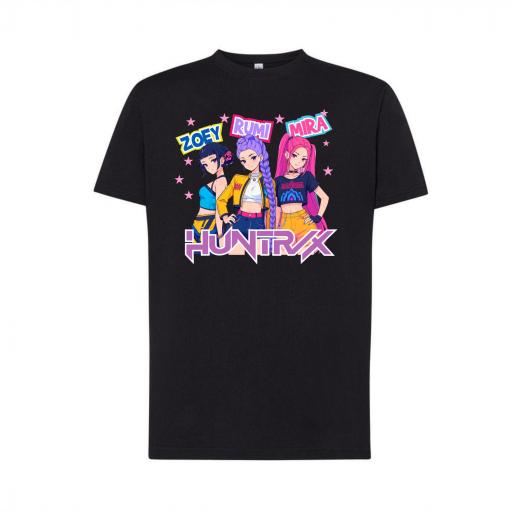 Camiseta  DEMON HUNTERS K-POP HUNTRAX NAME`s # 1504 [1]
